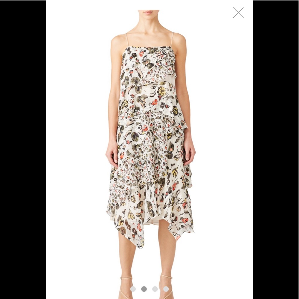 JASON WU GREY Painterly Floral Dress